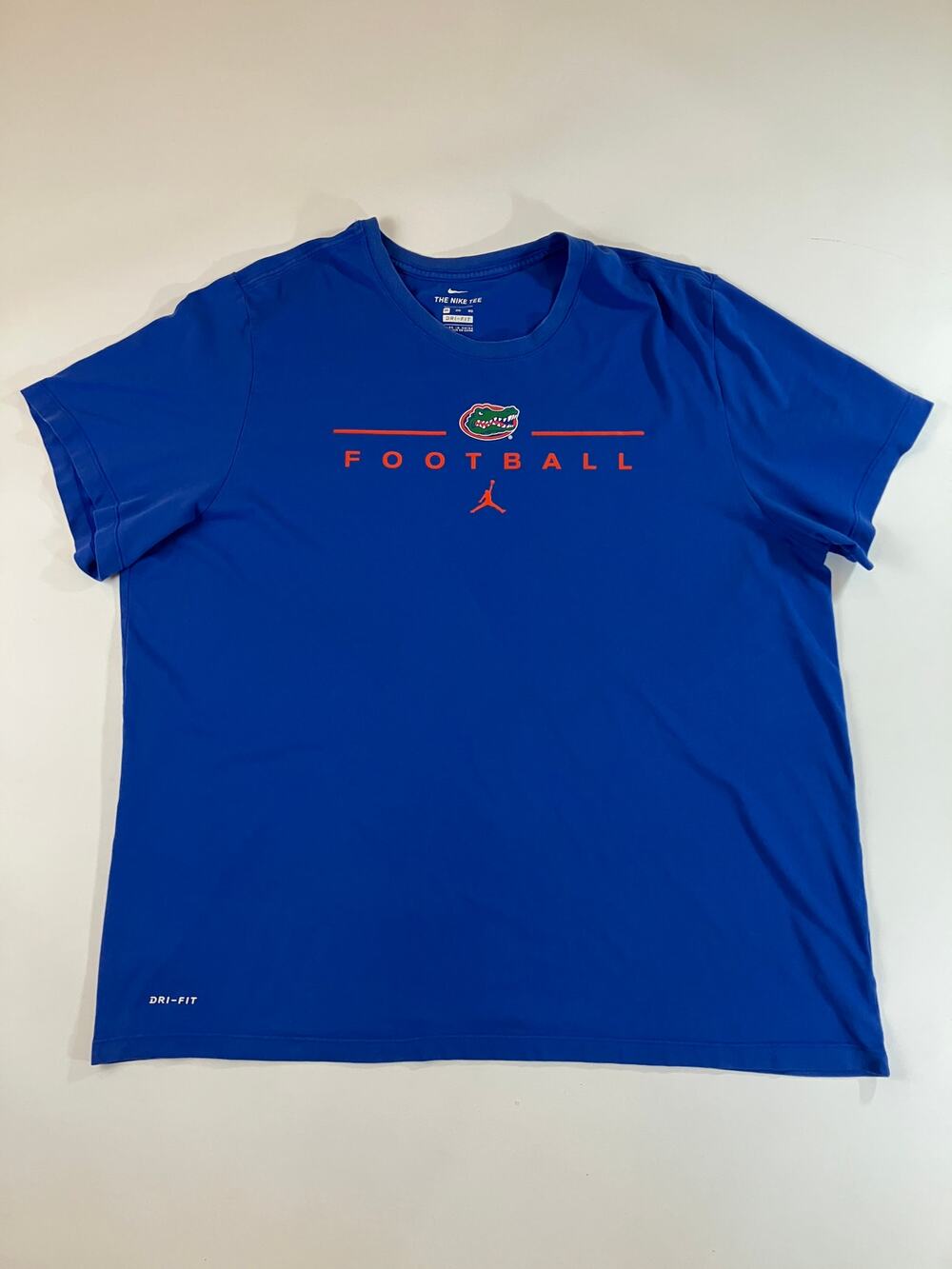 Nike Jordan Florida Gators Football Dri-FIT T Shirt Men 3XL Blue NCAA